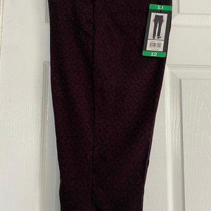 Mario Serrani Size 12,  comfort stretch, slim fit pant